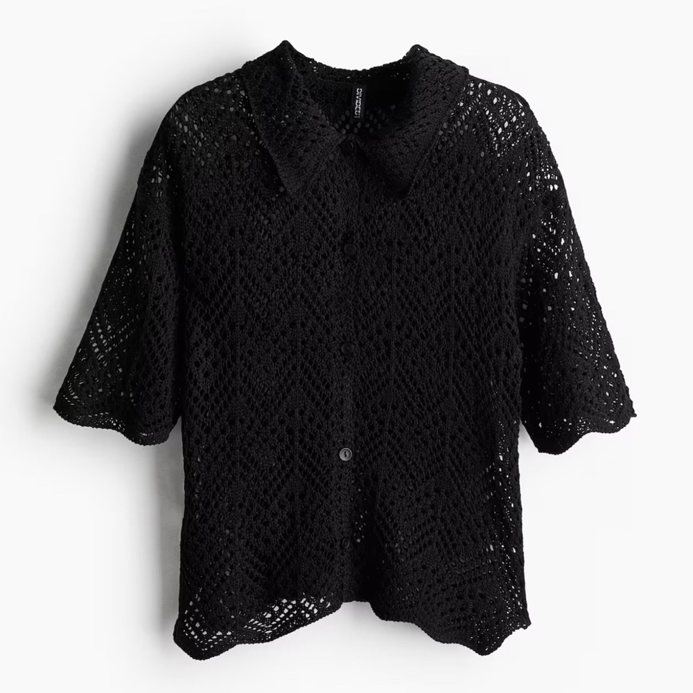 H&M Pointelle Knit Cardigan